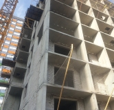 Ход строительства дома Литер 17 в ЖК Йондоз -