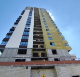 Ход строительства дома 1 в ЖК Рассвет -