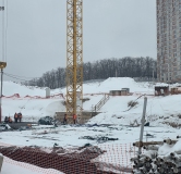 Ход строительства дома литер 18 в ЖК Холмогоры -