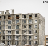 Ход строительства дома 9, 1 этап в ЖК Родные росы -