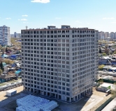 Ход строительства дома № 33, корпус 1 (ГП-1) в ЖК Свой -