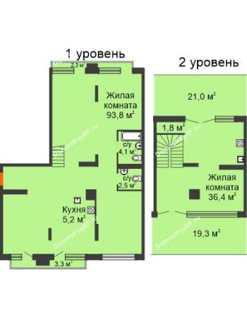 Студия 189,1 м² в Микрорайон Видный	, дом ГП-22
