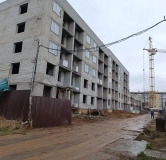 Ход строительства дома 4 в ЖК Волшебный Сад -