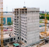 Ход строительства дома 6 в ЖК Респект -