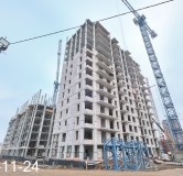 Ход строительства дома 2.1 в ЖК Клевер -