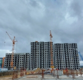 Ход строительства дома 75 в ЖК Радужные дворы -