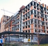 Ход строительства дома 10/1, секция 6,7 в ЖК Ясный Берег -