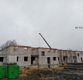 Ход строительства дома 1 в ЖК По ул. Школьная -