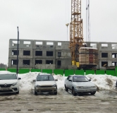 Ход строительства дома 63 в ЖК Лугометрия -