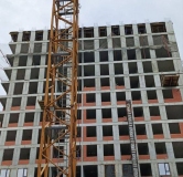 Ход строительства дома 1 в ЖК Тринити -