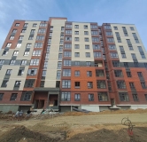 Ход строительства дома № 40У-4.3 в ЖК Вишневый сад -