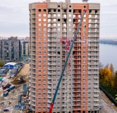 Ход строительства дома 39 в ЖК Живи! в Рыбацком -