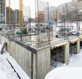 Ход строительства дома 4, корпус 5 в ЖК Страна.Прибрежная -