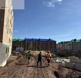 Ход строительства дома секция 3 в ЖК Дом по Революционеров -